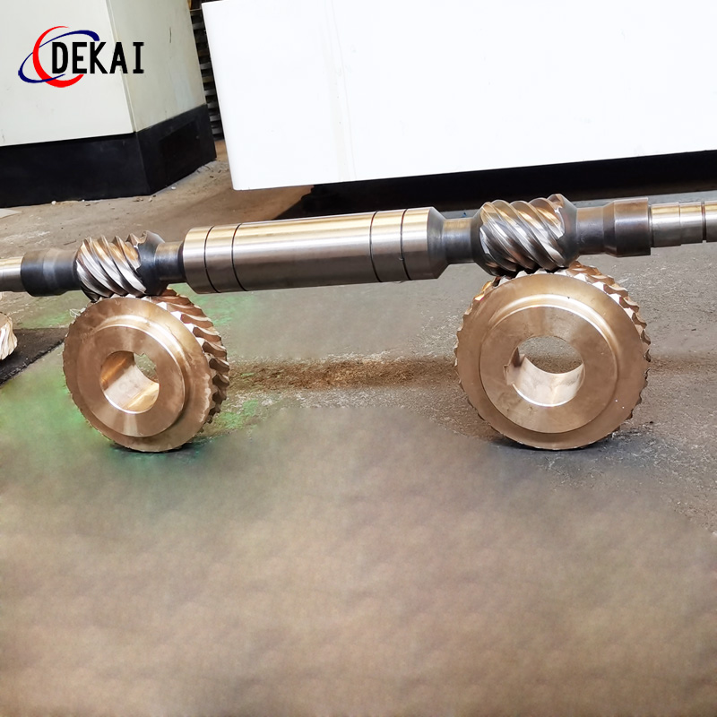8個(gè)頭雙絲蝸桿錐面包絡(luò)A135鋼廠用